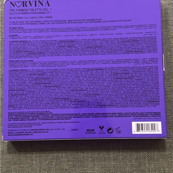 💜 ABH Norvina Pro Pigment Palette Vol. 1 - Picture 2 of 2